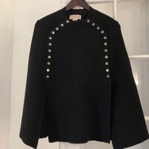 NWOT Philosophy 100% Cashmere Military-Inspired Cape